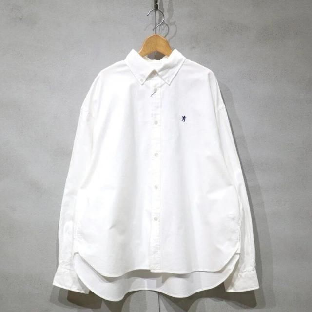 【Gymphlex】 Women's Short B.D. Shirt L/S (White) / ジムフレックス ショート ボタンダウンシャツ ロングスリーブ (ホワイト) GY-B0198 SOX