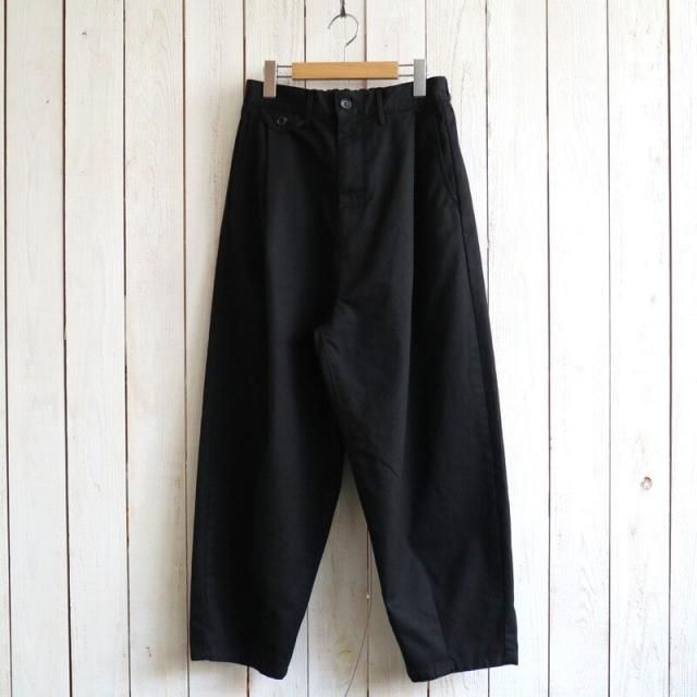 【Brocante】Un Plisse Trousers (Black) / ブロカント アンプリッセトラウザー (ブラック)33-378T