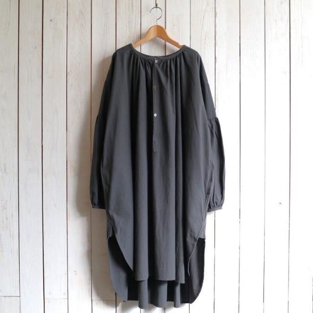 【Brocante ブロカント】フェルミエシャツ｜36-306X(Charcoal チャコール)