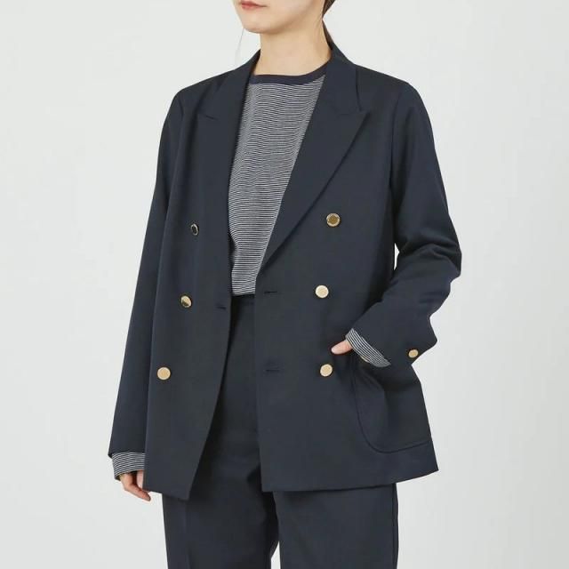 【MACKINTOSH PHILOSOPHY GREY LABEL】Double Breasted Blazer ダブルブレストブレザー｜R9E19-409(Navy ネイビー)