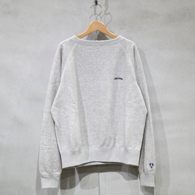 【ORCIVAL オーシバル】MEN'S BOATNECK P.O  ボートネックプルオーバー｜OR-C0158 MAZ(HEATHER GREY ヘザーグレー)