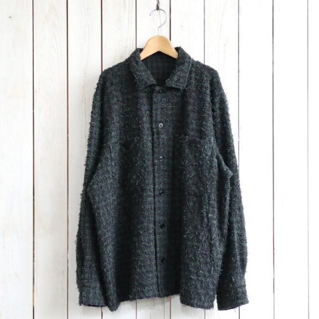 【BRU NA BOINNE ブルーナボイン】バルバオープンシャツ｜4561(GREEN グリーン) 