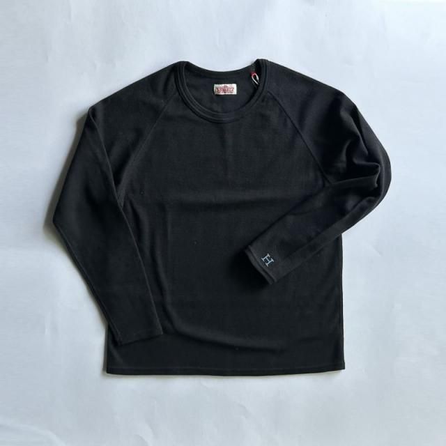 ǥH.R.MarketStretch Fraise relaxfit LS ȥåե饤 åեå Ĺµ1004672(Black/֥å)