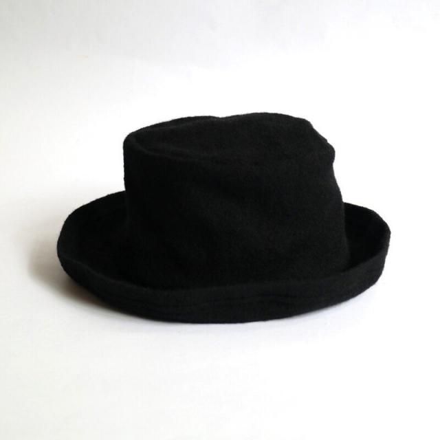 【Chapeaugraphy シャポーグラフィー】ソフトハット｜00100(Black ブラック)