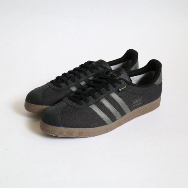 【adidas originals アディダスオリジナルス】<br>GAZELLE GTX ガゼル GTX｜JR2727(コアブラック/ユーティリティグレー/ガム)