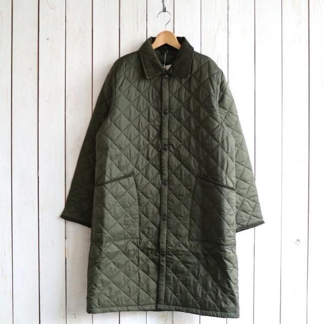 【Barbour バブアー】 LONG LIDDESDALE QUILT JACKET ロング リデスデイル キルトジャケット / (Olive)242MQU1800