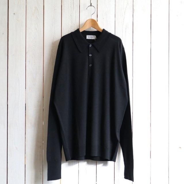 JOHN SMEDLEY 󥹥ɥ졼 DORSET SHIRT FC LS
(BLACK) 