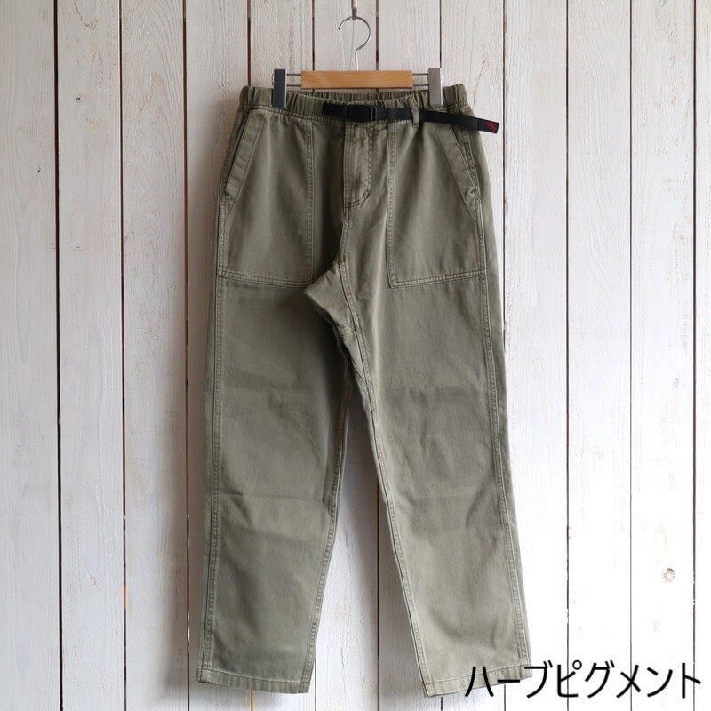 グラミチ ルーズテーパードパンツ ハーブピグメント Sサイズ
