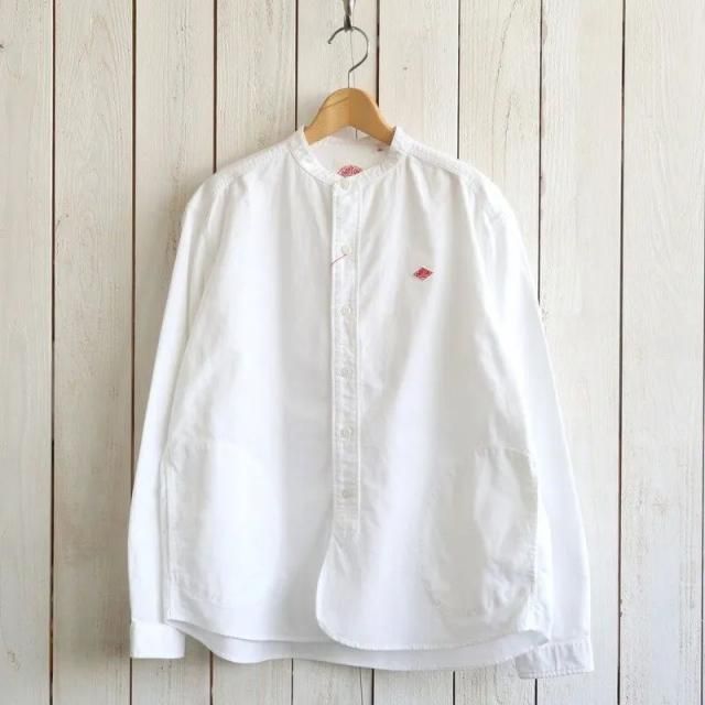 DANTON ȥBand Collar Shirt Хɥ顼 | DT-B0279SOX(White ۥ磻)