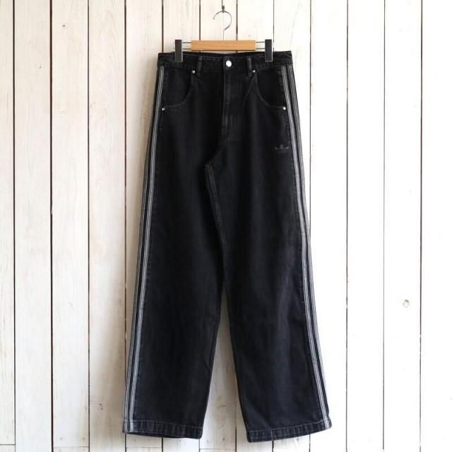 adidas originals DENIM FIREBIRD TRACK PANTS (BLACK) / JC6718