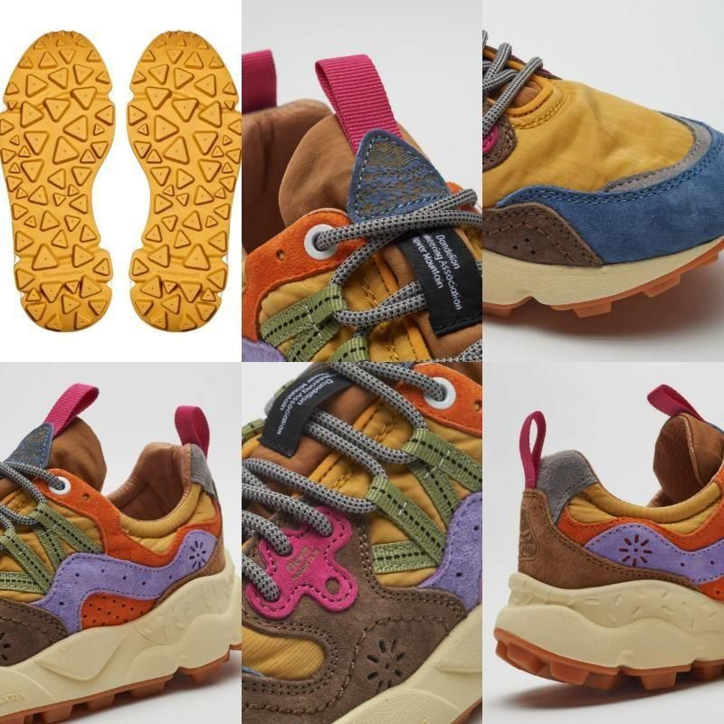 フラワーマウンテン 厚底 プレミアムスニーカー EU38 箱付き マルチカラー フラワーマウンテン 厚底 プレミアムスニーカー EU38 箱付き マルチカラー