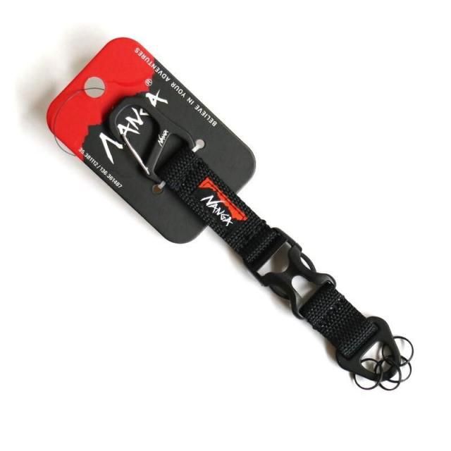 NANGA CARABINER KEY HOLDER (Black) / NA2443-1Z104-A