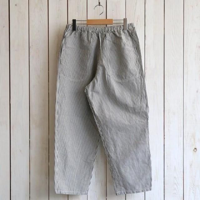 DANTON ȥCotton Linen Easy Pants åȥͥ ѥġJD-2540WEL(BlackEcru Stripe ֥åߥ ȥ饤)