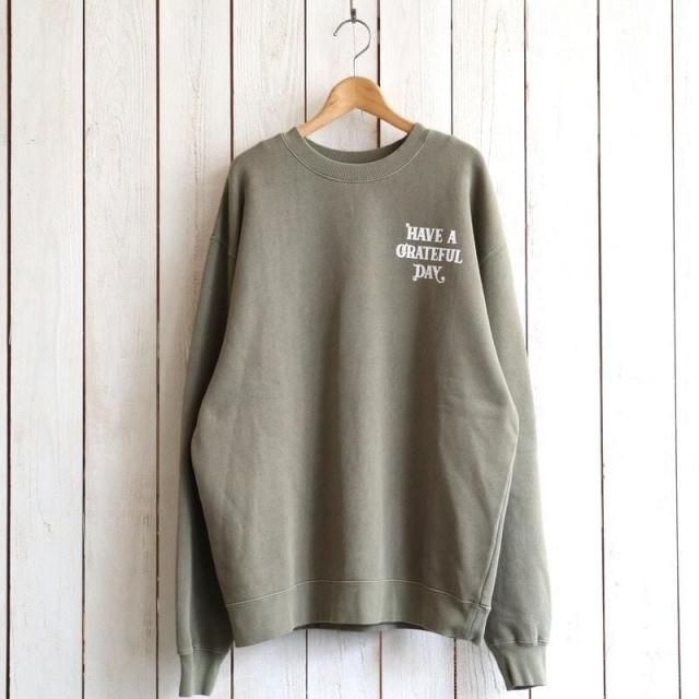 HAVE A GRATEFUL DAY ϥ֥顼ƥեǥCREW SWEATSHIRT 롼åȥġGDC0358FLWS