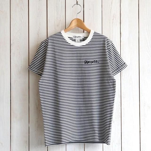 Gymphlex եåCREW NECK S/S TEE 롼ͥå ȾµTġGY-C0446(WHITENAVY STRIPE ۥ磻ȡߥͥӡȥ饤)