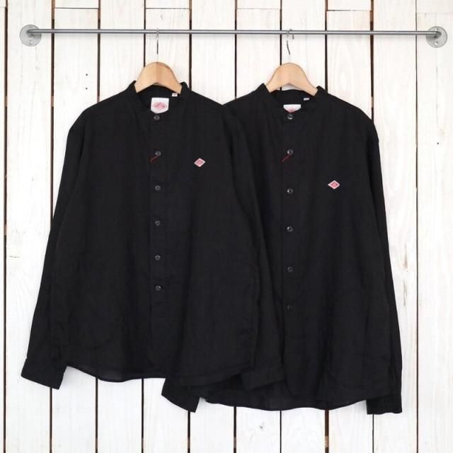 DANTON ȥBand Collar Shirt Хɥ顼ġDT-B0279FLI(Charcoal 㥳)