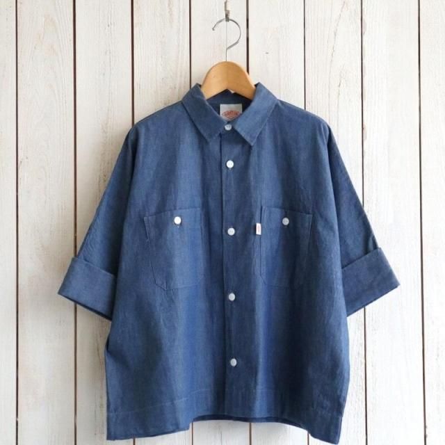 DANTON ȥWORK SHIRT ġDT-B0345SCA(LT.INDIGO 饤ȥǥ)