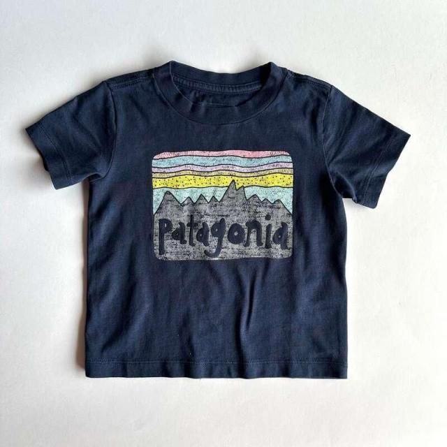 Patagonia Baby Fitz Roy Skies T-Shirt 18M-5T (Navy) / ѥ˥ ٥ӡեåĥĥƥ