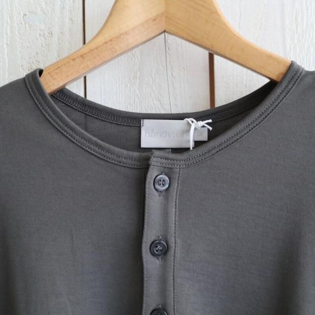 handvaerk 60/2 S/S TAPERED BIG HENRY T-SHIRT (IRON) / 6526