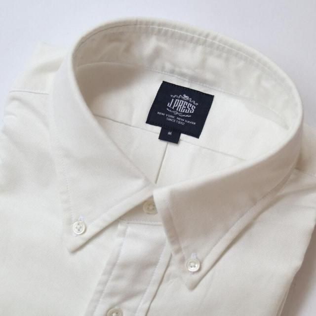 J.PRESS ץ쥹 B.D.OX SHIRT L/S (White) / HS OV GM 0001