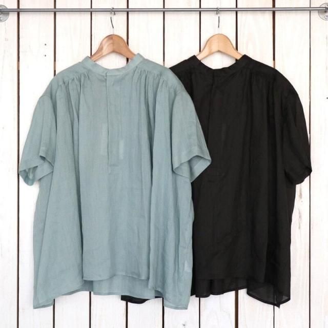 LE GLAZIK  饸åGATHERED SHORT SLEEVE SHIRT 㥶 硼ȥ꡼ 