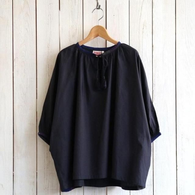 INDIA INDUSTRY ǥȥ꡼EMBROIDERY PULLOVER SHIRT ɽץ륪С