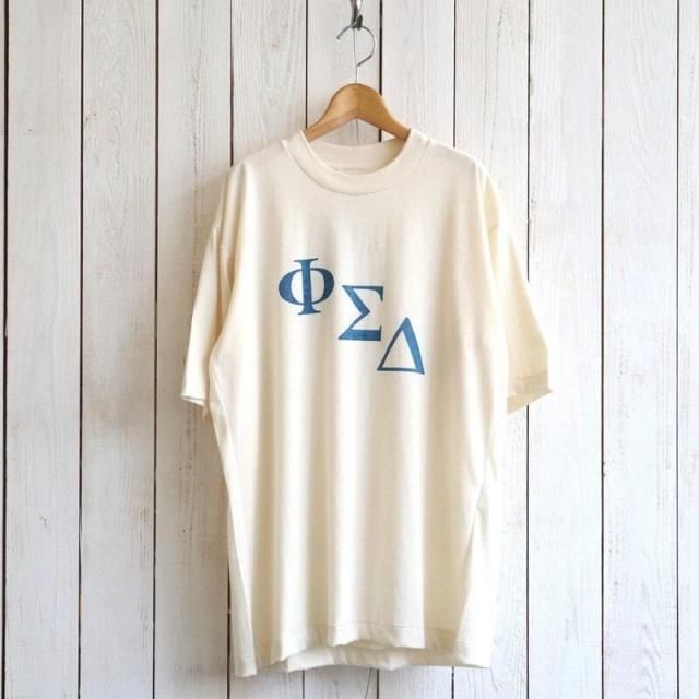 UNDYED STANDARD 30PV S/S Tee(Pt) (RAW WHITE) / UNS25SST001D