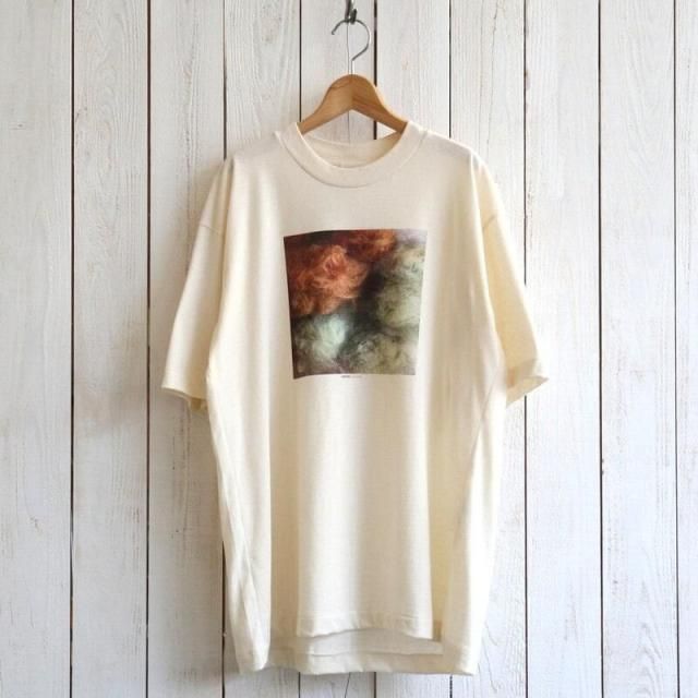 UNDYED STANDARD 30PV S/S Tee(Pt) (RAW WHITE) / UNS25SST001G