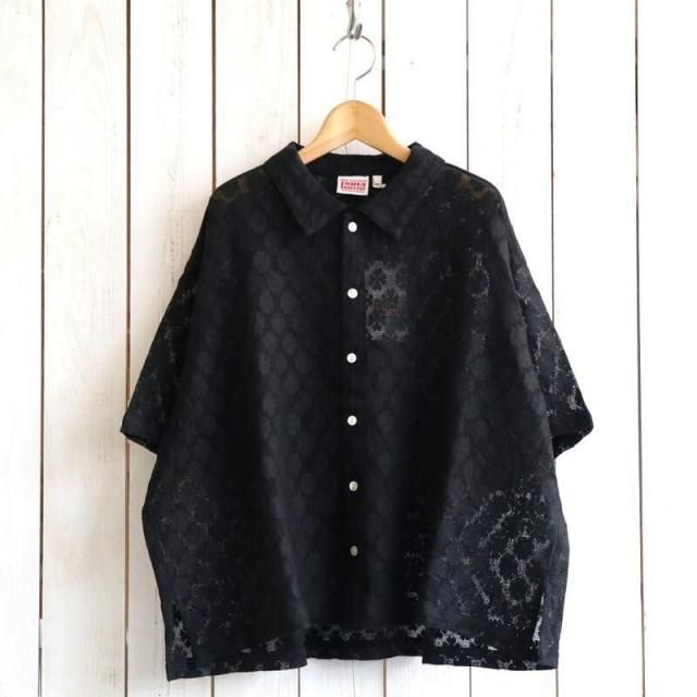 INDIA INDUSTRY ǥȥ꡼LACE SHORT SLEEVE SHIRT 졼 Ⱦµ