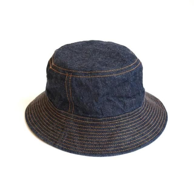 【HIGHER】 10oz SELVEDGE DENIM BUCKET HAT / (Black) HT25005B
