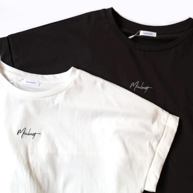 【le vent souffle】ハイゲージ天竺 ロールアップフレンチTEE