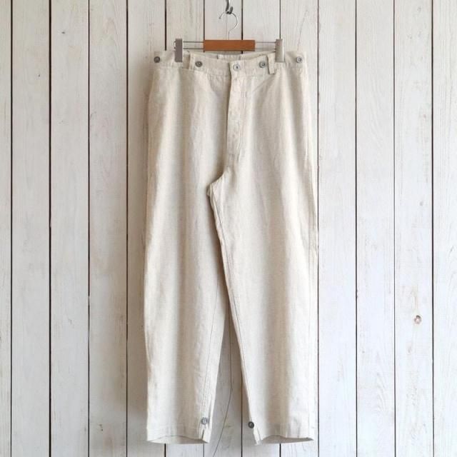 Military French Bourgeron Pants (Natural) / PP375YN