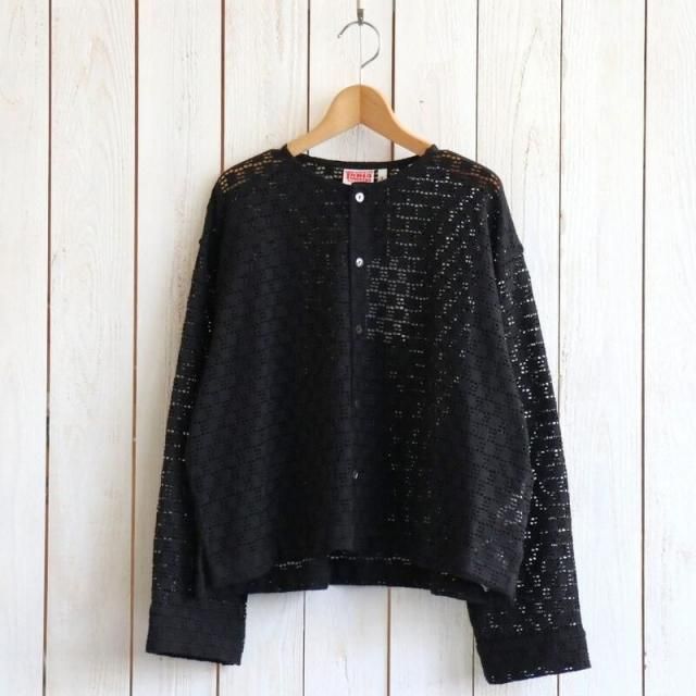 INDIA INDUSTRY ǥȥ꡼SQUARE LACE CREW NECK CARDIGAN 졼 롼ͥåǥ