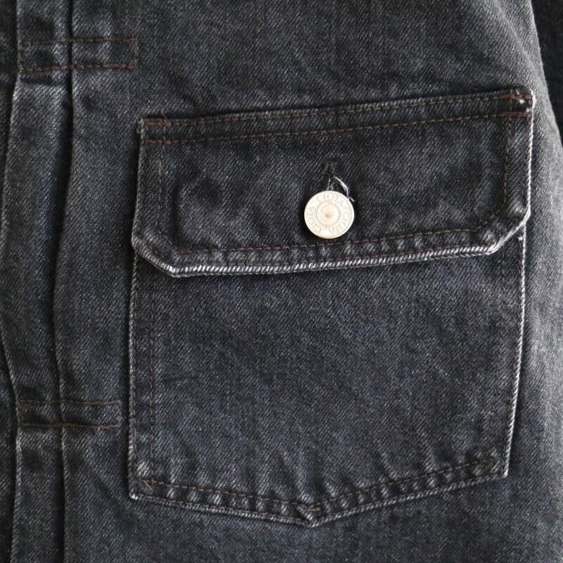CIOTA デニムジャケット M.BLACK CIOTA (シオタ) Double Pocket Denim Jacket Black One Wash