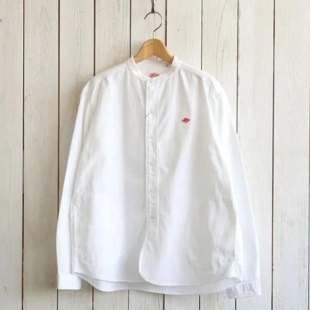 DANTON ȥBand Collar Shirt Хɥ顼 | DT-B0279SOX(White ۥ磻)