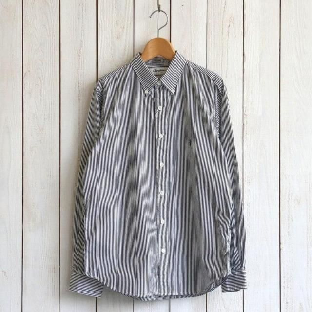 Gymphlex եåSTRIPE BD SHIRT L/S ȥ饤ץܥ󥷥 󥰥꡼