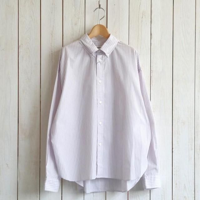 Gymphlex եåSTRIPE SHORT BD SHIRT L/S ȥ饤 硼ȥܥ 󥰥꡼