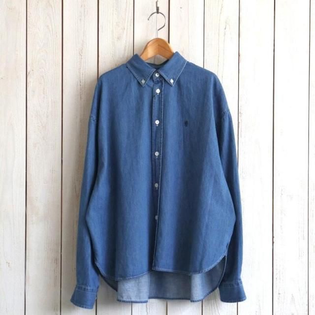 Gymphlex եåDENIM SHORT BD SHIRT L/S ǥ˥ 硼ȥܥ 󥰥꡼