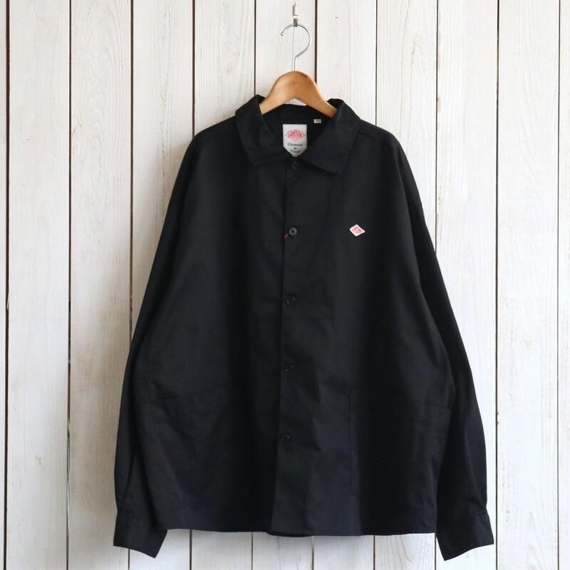 DANTON ブラック ジャケット サイズ36 DANTON/MOLESKIN WIDE COVERALL JACKET｜Daytona Park(FREAK'S
