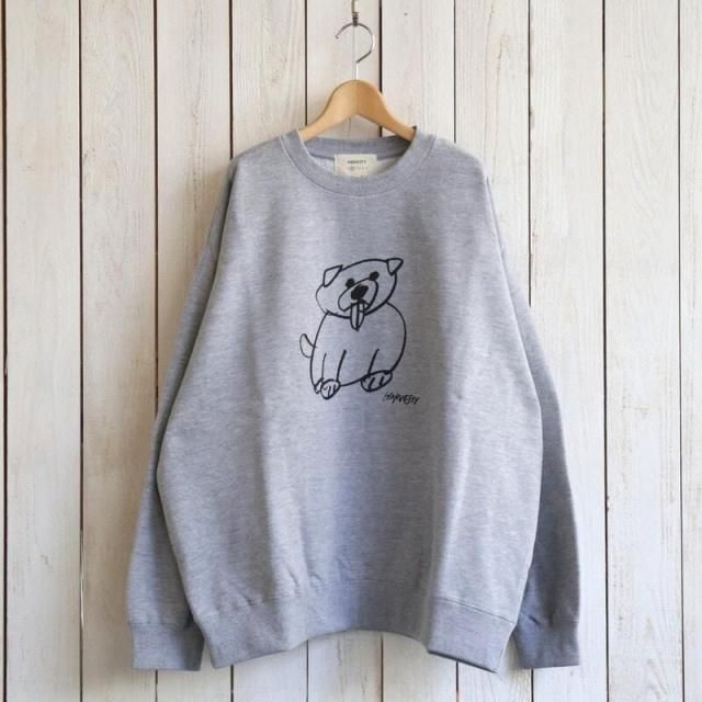 HARVESTY ϡ٥ƥۥ掠ȥߥHARVESTY PRINTED SWEAT(DOG) 掠ȥߥߥϡ٥ƥ ץȥå(ɥå)A52522
