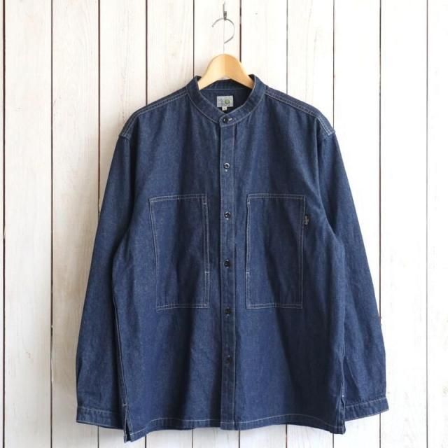 GO HEMP إסWork'n No Collar Shirts Ρ顼ġGHS3145DTO