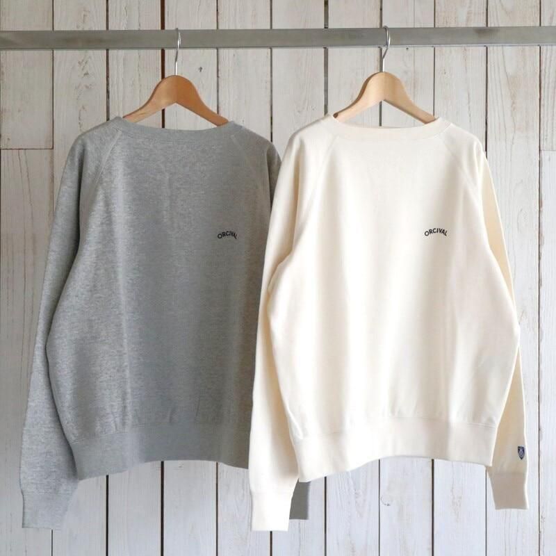 未使用　オーシバル　定番　長袖　プルオーバー　スウェットパーカー　2　エクリュ 未使用 オーシバル 定番 長袖 プルオーバー スウェットパーカー