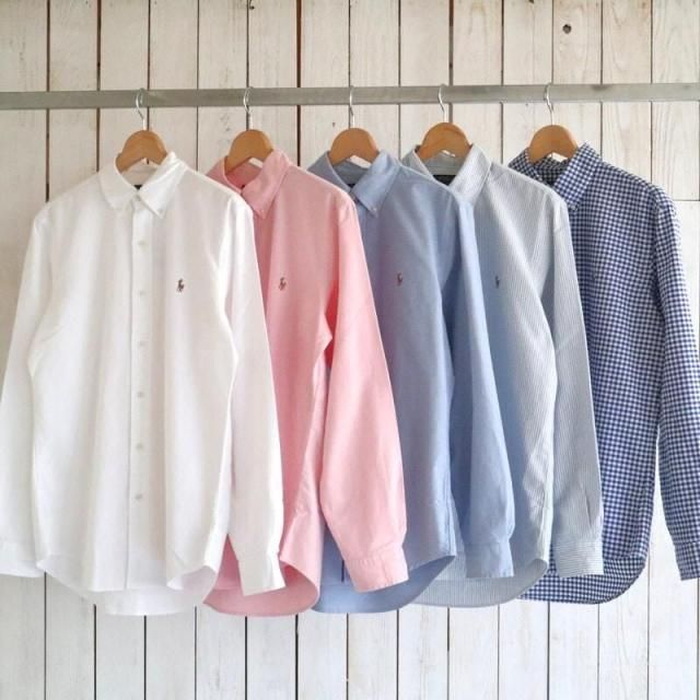 POLO Ralph Lauren ݥեCustom Fit button Down Oxford Shirt եåȥܥ󥪥åեɥġ