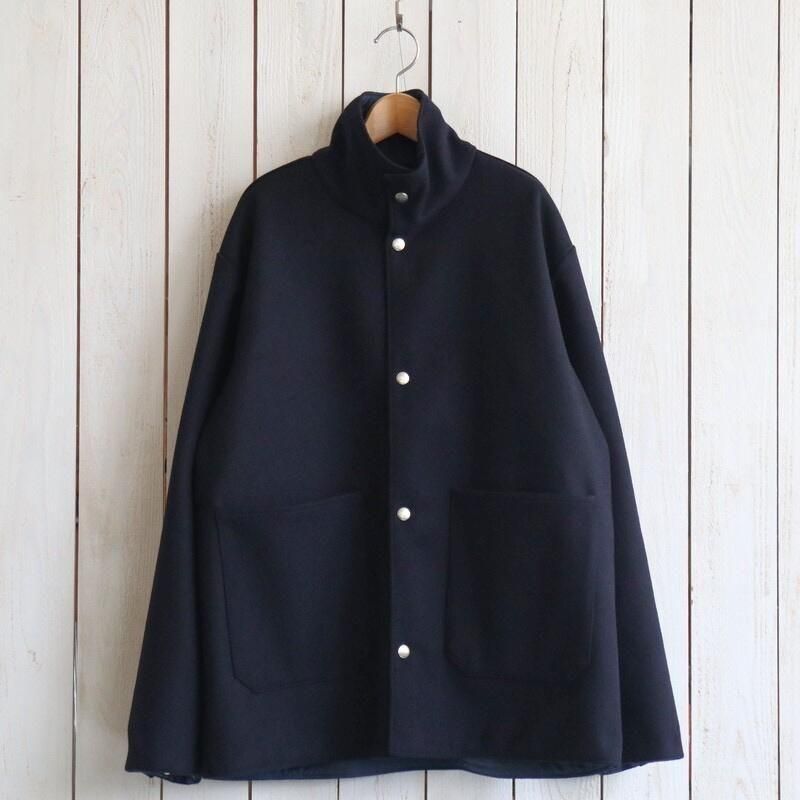 ネセサリーオアアンネセサリー　ジャケット　コート　中綿暖かい　ネイビー　2 美品 ネセサリーオアアンネセサリー ジャケット コート 中綿暖かい ネイビー
