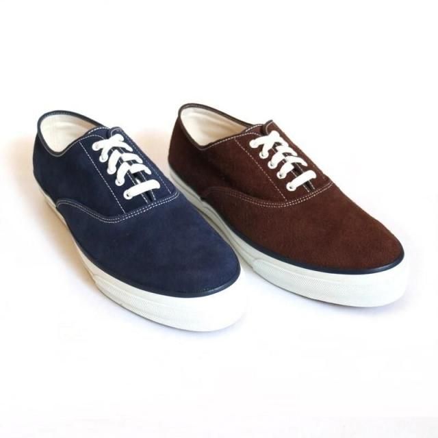 SPERRY TOP-SIDER CLASSIC CVO JM SUEDE U SNEAKER  (BROWN)(NAVY) / UFF1001LEA