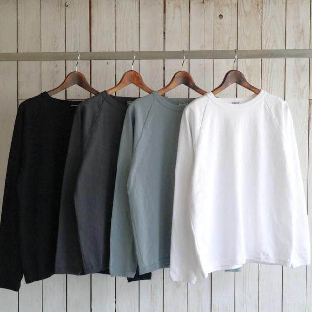 WALLA WALLA SPORT 饹ݡġ 9oz RAGLAN RIB LOOSE TEE (SMOKY AQUA)(WHITE) / WW030245-SR