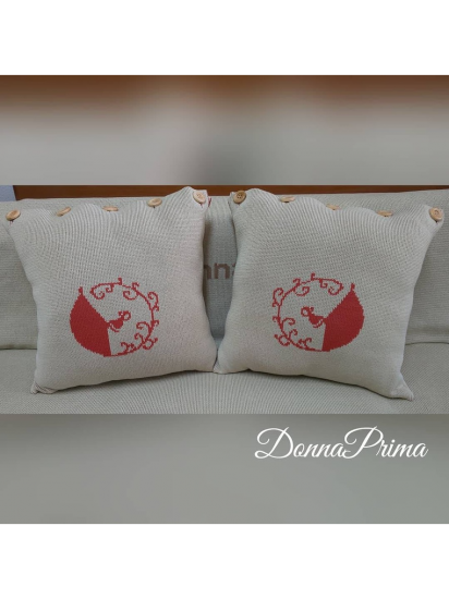 クッションカバー ジゼル Left ドナプリマ Donna Prima かわいいニットの専門店 ショッピングサイト