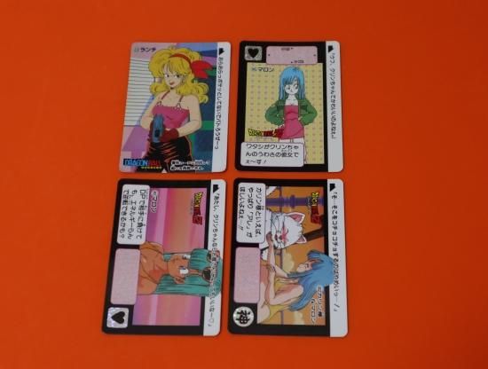 ドラゴンボール カードダス 本弾 ノーマルカード4種