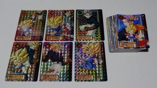 ドラゴンボールカード ダス　本弾セット ドラゴンボールZ カードダス 本弾 ①孫悟飯 トランクス 孫悟天