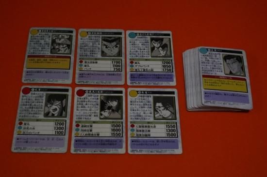 幽遊白書 カードダス　本弾1弾　フルコンプ 幽遊白書 カードダス 本弾 第1弾 1 2 31 34 38 - メルカリ